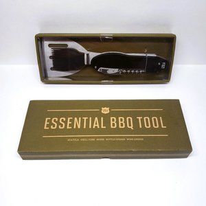 New Essential BBQ Multi Tool Izola Spatula Grill Fork Brush Bottle Wine Opener